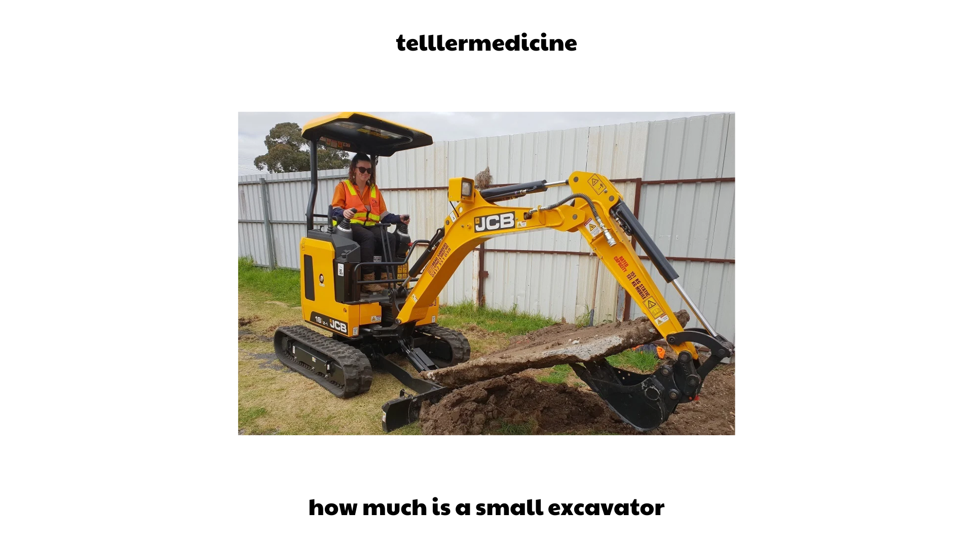how much is a small excavator