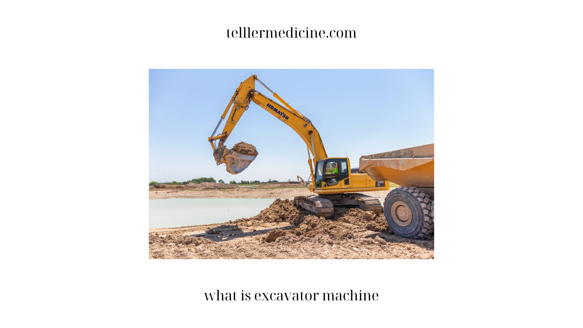 what is excavator machine