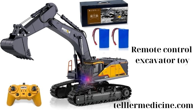 Remote control excavator toy