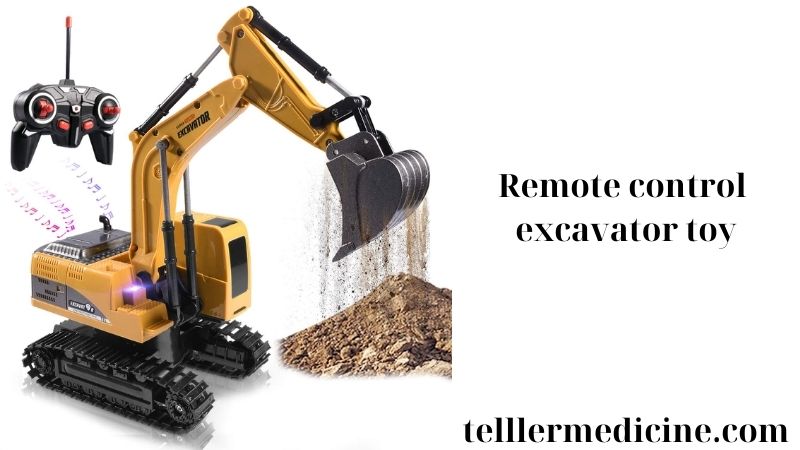 Remote control excavator toy