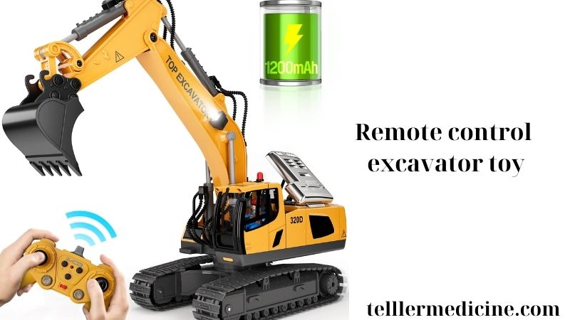 Remote control excavator toy