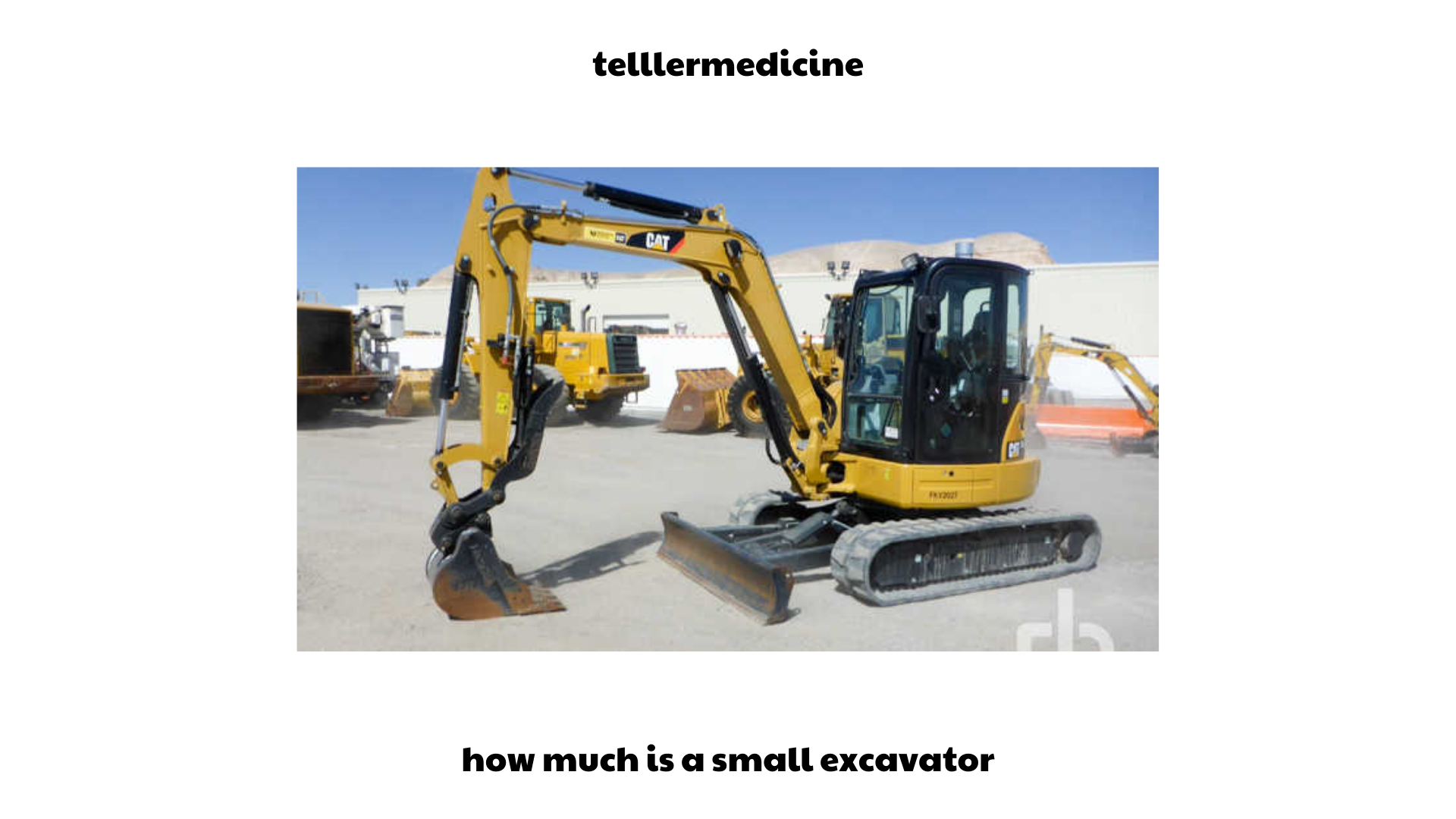 how much is a small excavator